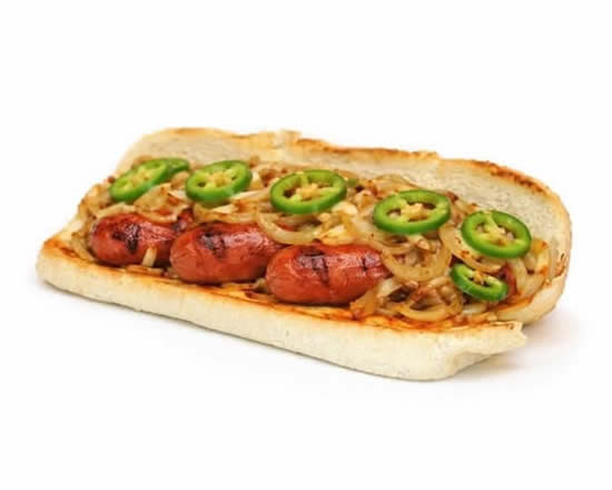 Loaded Dog Sandwich - Hot Dog